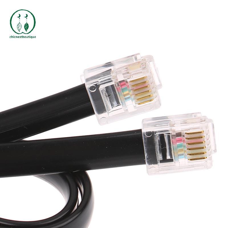 [Chicnest] RJ12 6P6C ST-4 ST4 Autoguide สายกล้องสําหรับ Ioptron Auto Guide iEQ30 Ieq45 Kabel หัวคริส