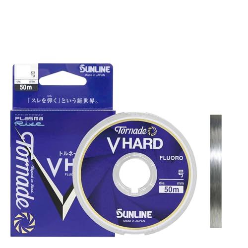 Direct From Japan SUNLINE Tornado V Hard, 50m reel, single roll, No. 2.5, Natural Clear