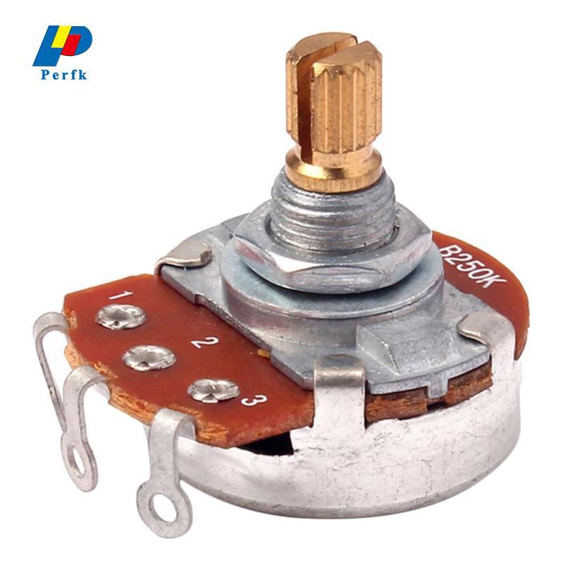 [yostkgr] 5 Pack B250K Push Pull Switch Guitar Pot B250K Potentiometers for Audio Tone