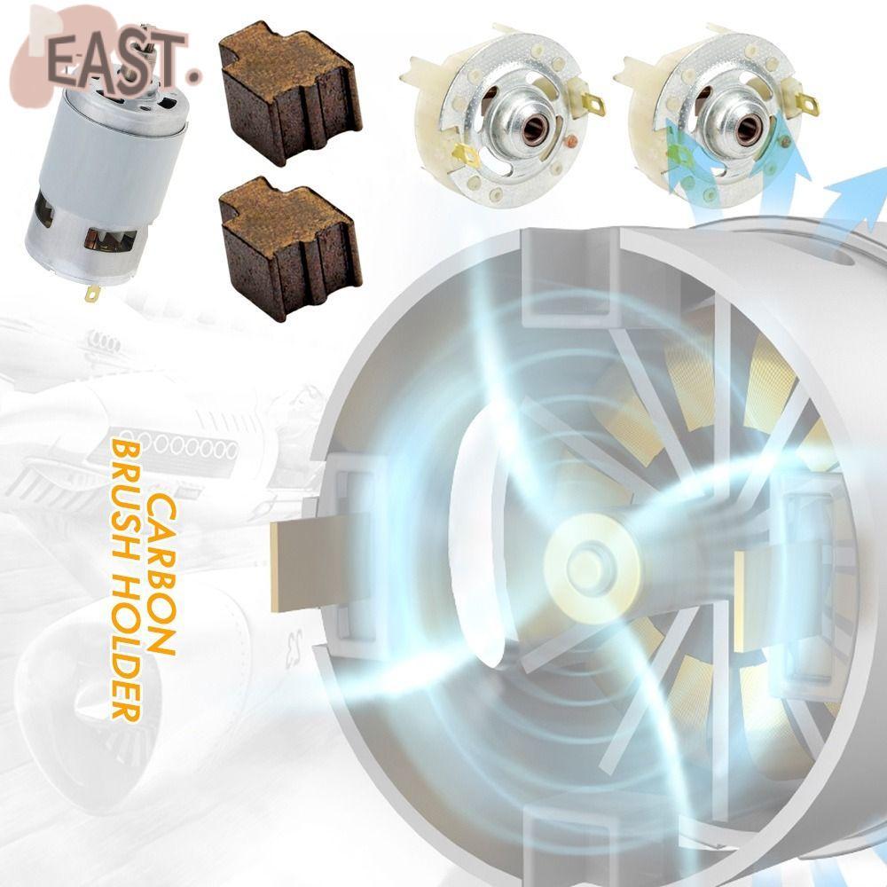 EASTS ที่ใส่แปรงคาร์บอน, 2 รูปแบบ RS775 มอเตอร์ไฟฟ้าลิเธียม, อุปกรณ์เสริมพลาสติก 12-25V สว่านชาร์จ B