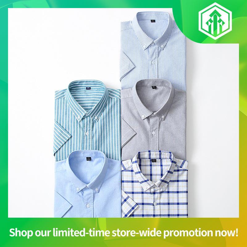 เสื้อเชิ้ตแขนสั้น คอจีน ใส่สบาย สไตล์ลำลอง by SHIRT LOCKER