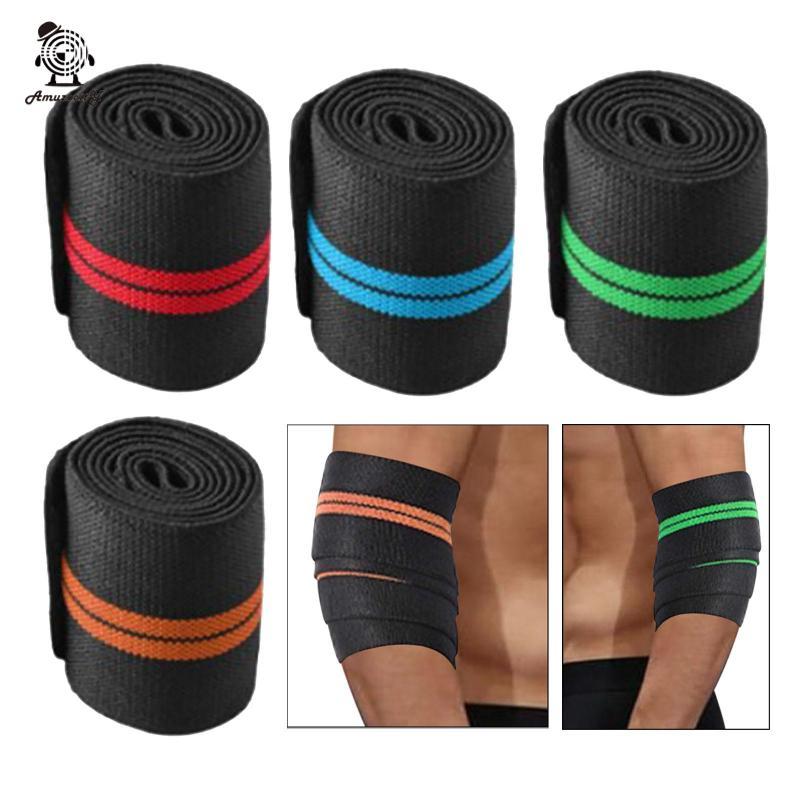 [Amuzocity] Elbow Wrap Weight Lifting Professional Elbow Protective Elbow Support Strap for Cross Tr
