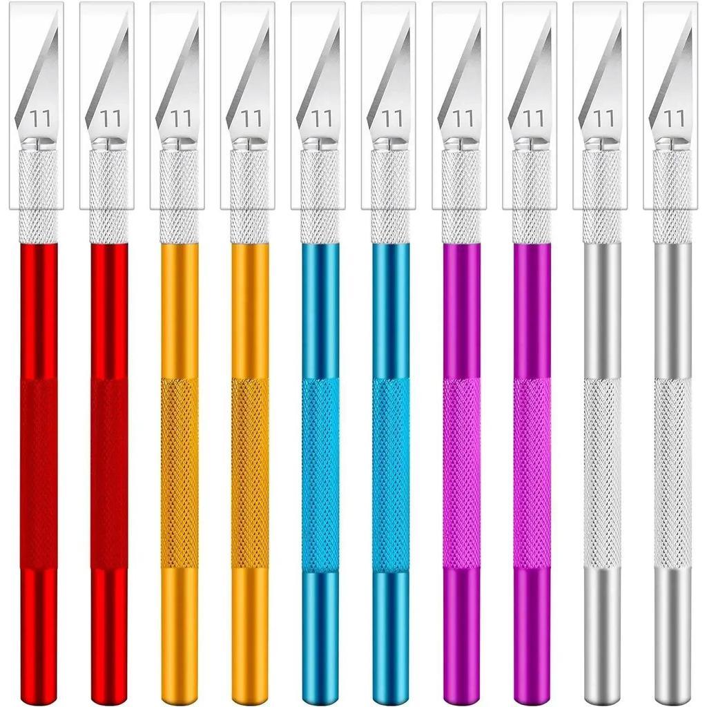 Xacto Exacto Blades 10 New Hobby Razor Knife Set For Cutting Creation Of Crafting