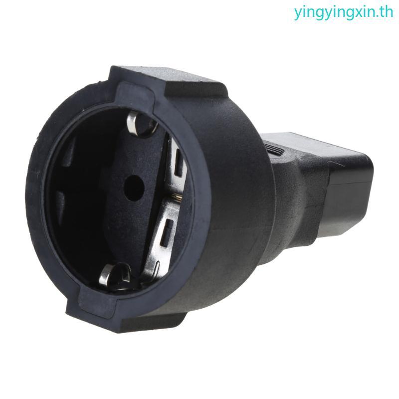 YIN WA-0140 UPS PDU ตะกั่ว IEC 320 C14 ถึง CEE 7 7 อะแดปเตอร์หญิงยุโรป