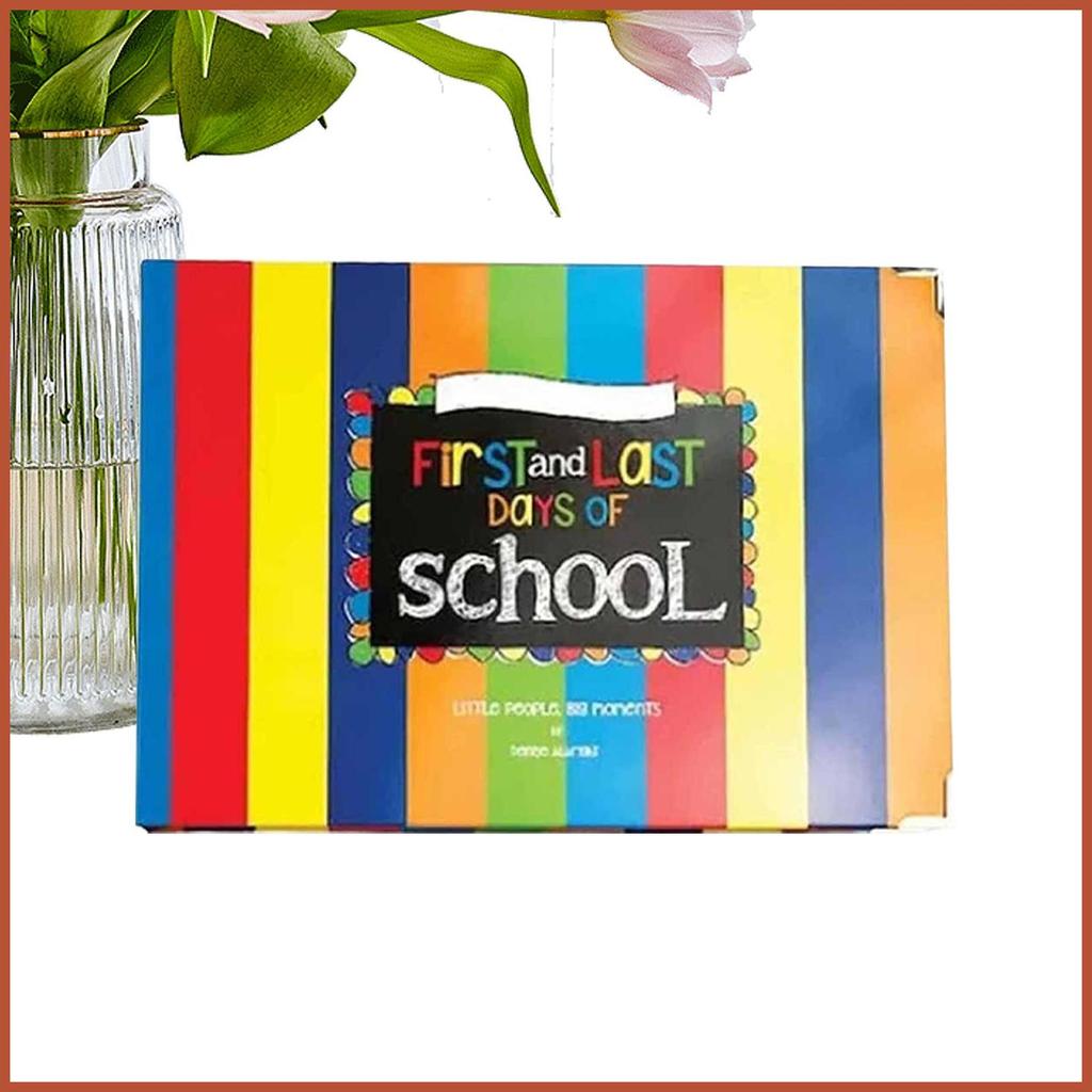 School Days Memory Book ที่ระลึกท่องเที่ยวหน้าเด็ก School Days อัลบั้มหน่วยความจําสําหรับชายหญิงเด็ก