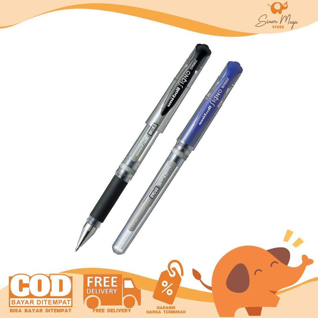 UNI-BALL Signo Broad – สีดํา, น้ําเงิน, ทุกสี | ปากกา Uni Ball Mitshubishi