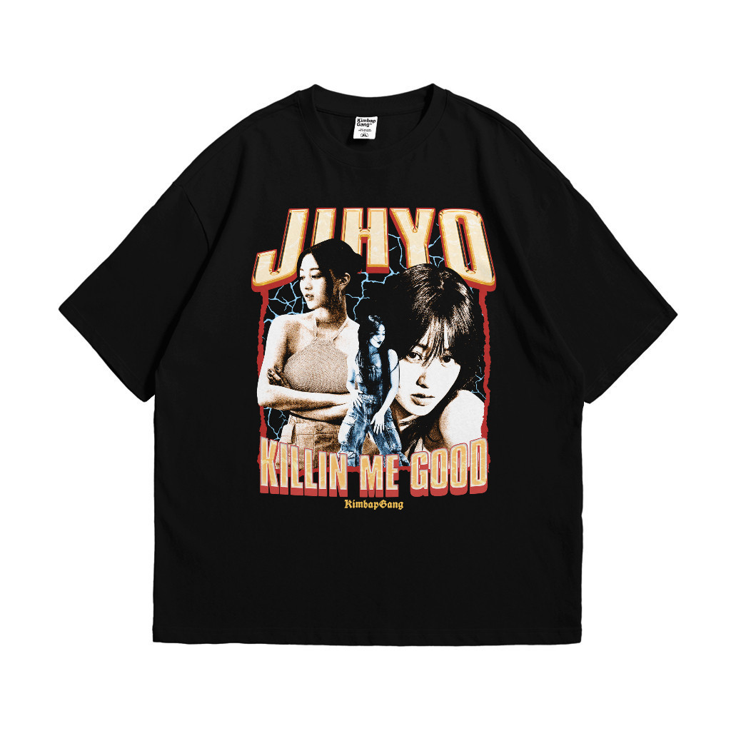 TWICE Tshirt Kpop เสื้อยืด JIHYO KILLIN ME GOOD Kimbap Gang