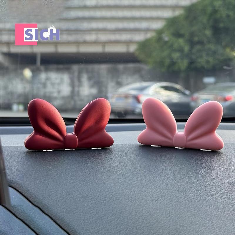 [Sich] เครื่องตกแต่งหน้าจอรูปโบว์จอคอมพิวเตอร์และช่องระบายอากาศรถตกแต่งความเครียดFidgetสําหรับสาว,เครื่องประดับพลาสติกสําหรับโฮมออฟฟิศใหม่