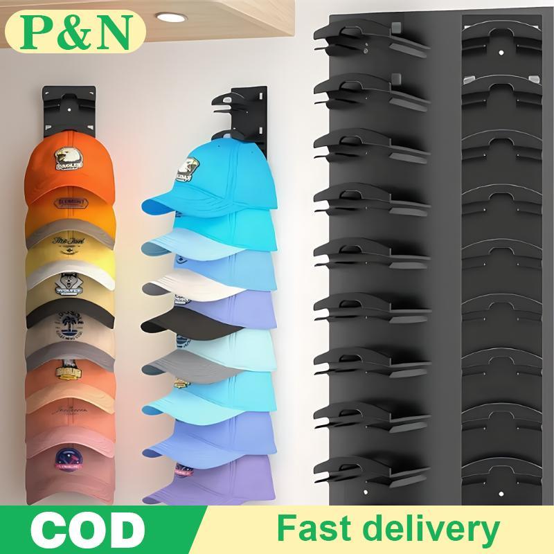 [P&N] Hat Organizer For Baseball Caps, Plastic Closet Hat Ra Baseball Caps Organizer [cod]