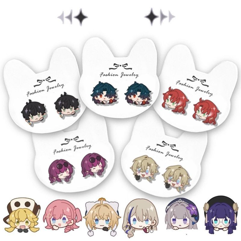 Honkai: Star Rail/Kafka/Caelus/Firefly/Aventurine/流 无钉耳夹 สาเหตุที่อาศัยอยู่ 金卡 Chuanwei/eefp