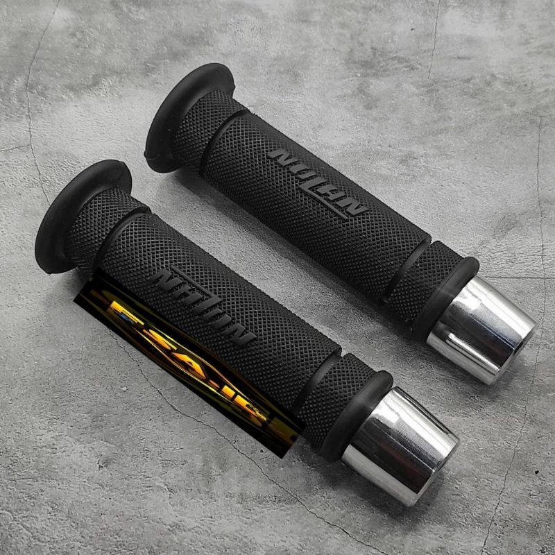 NOLAN MOTORCYCLE HANDGRIP ของแท้ 100% NOLAN MOTORCYCLE HANDGRIP RCB HG55 รุ่น + CHROME HANDLEBAR STR