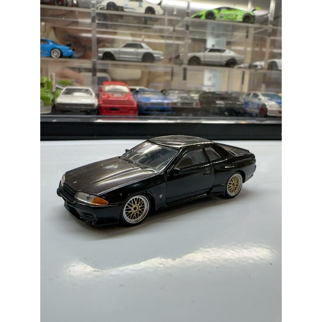 MINIGT 87 1/64 โมเดลรถอัลลอย (Nissan Skyline gtr+r32 ไม่มีกล่อง หางขาด. Sold Not Remote, Thank You B