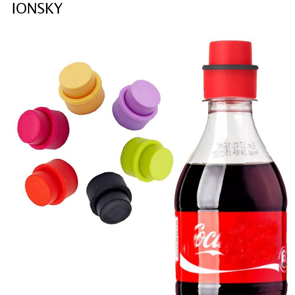 IONSKY Stopper Push Type Fresh Keeping Sealer Soda Cola Fizzy Drink Saver Lid