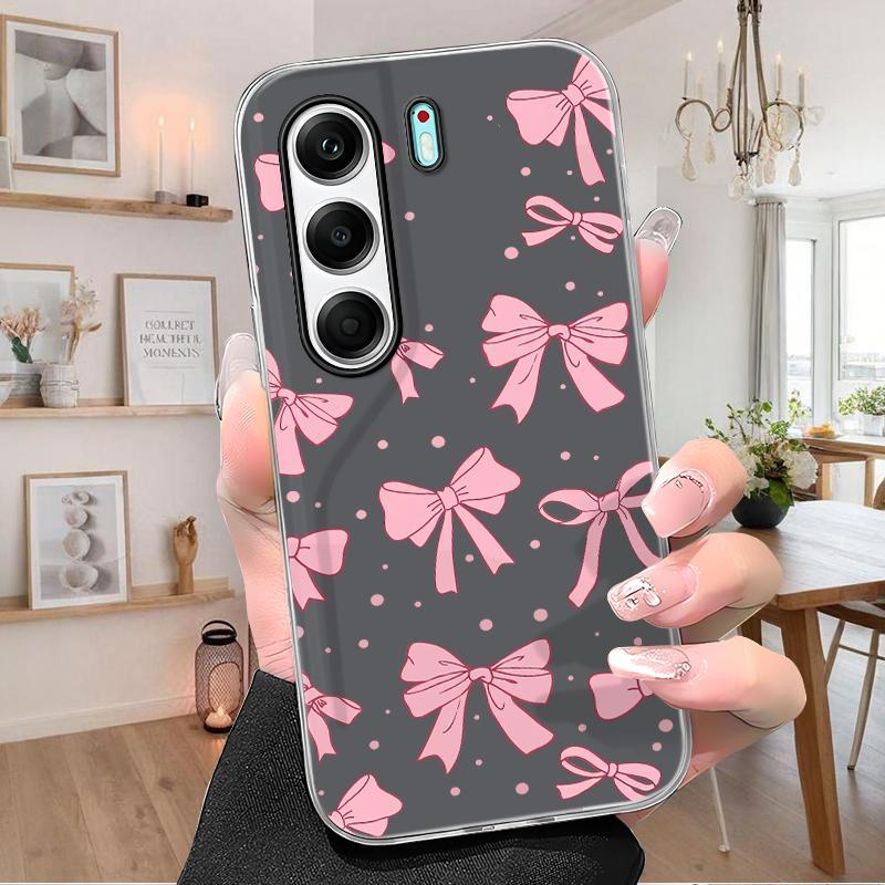 2 in 1 สําหรับ Tecno Camon 40 Pro 5G Camon 40 Pro 4G Techno Camon40 Matte อินเทรนด์ bow tie เคสโทรศั