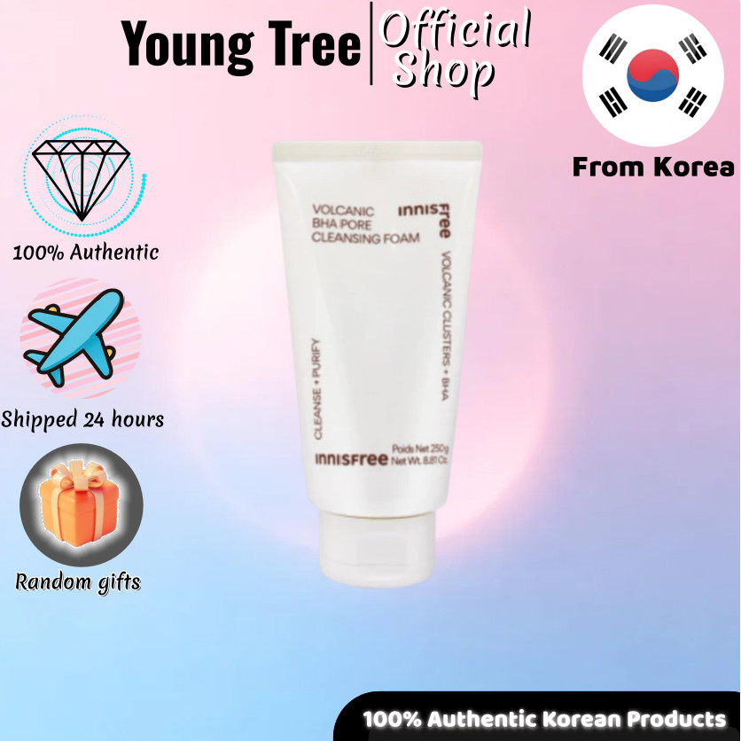 [Innisfree] Volcanic Clusters Baja Pore Cleanser Foam 150g#Volcanic คลัสเตอร์ BHA, Cleanse Purify