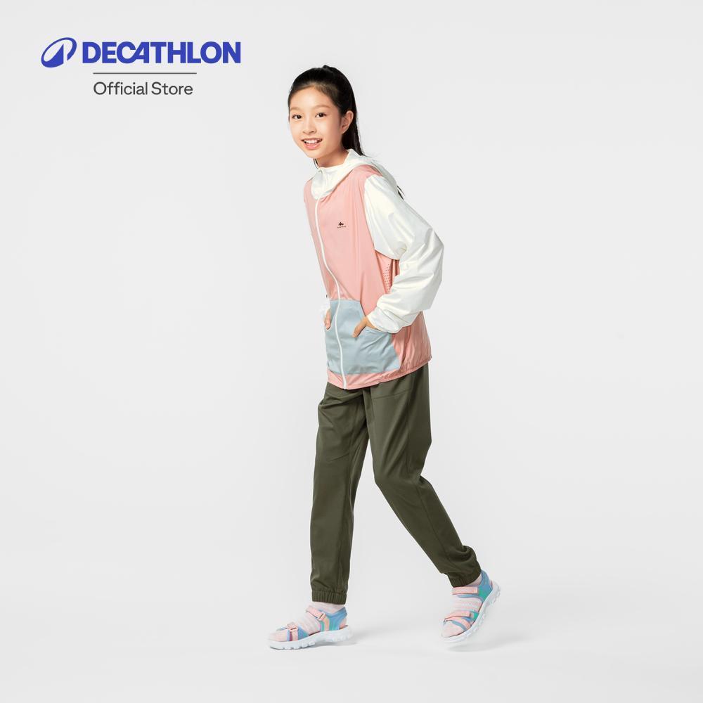 Decathlon Hiking Pants Mh100 Tween กางเกงขายาวเดินป่ารุ่น Mh100 - Khaki