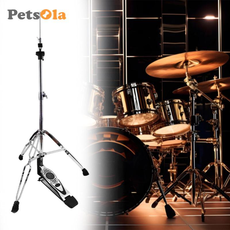 [Koolsoo2] Hi Hat Stand Cymbal Stand Non Slip Foot Pedal Drum Gear Percussion Table Stand for Drum C