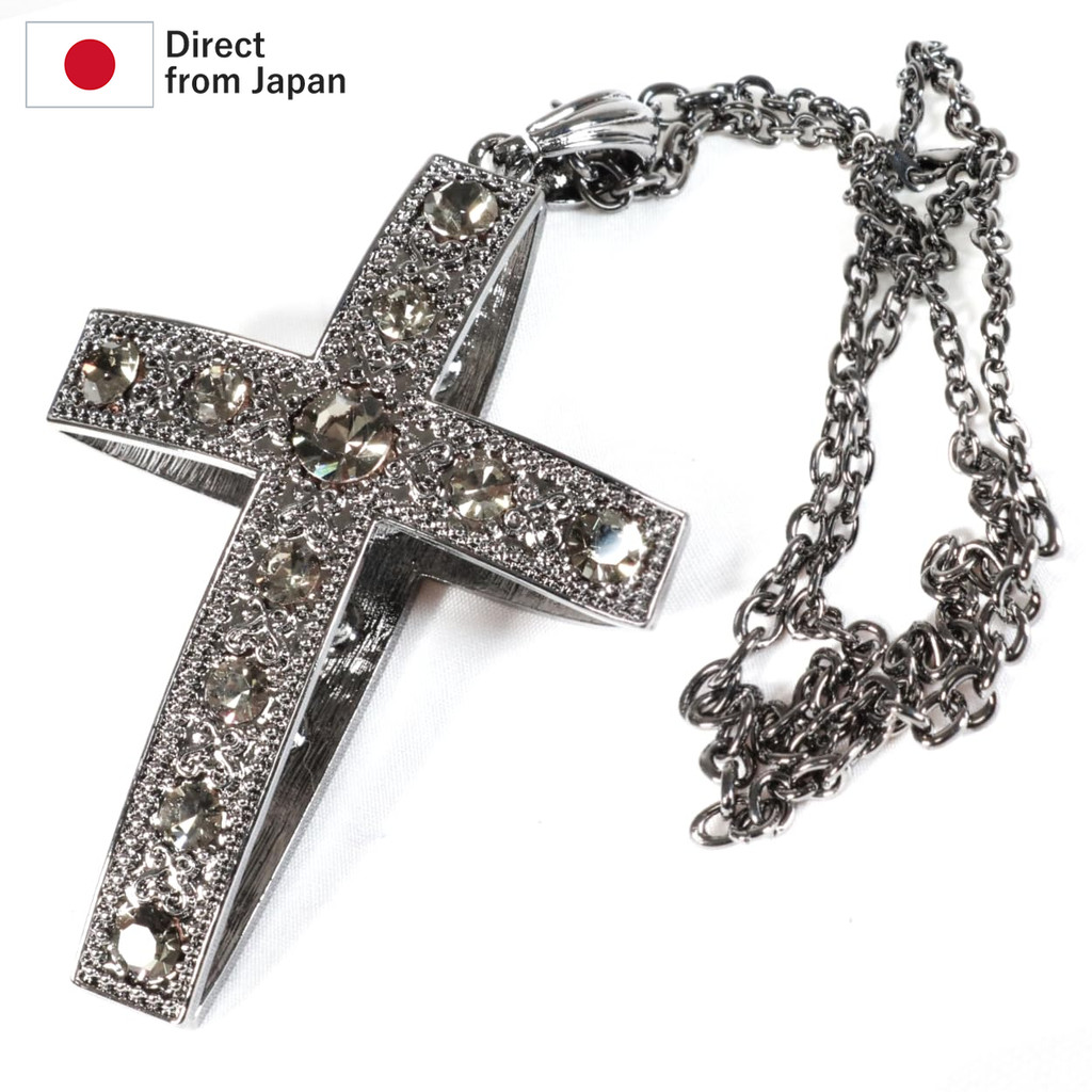 สร้อยคอจี้ครอสขนาดใหญ่สไตล์โกธิค [Diorart] รุ่น BY1185 สีกันเมทัล ดีไซน์สุดเท่ ไม่จำกัดเพศ เพิ่มเสน่