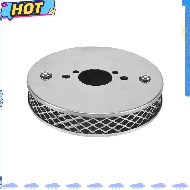 [FAST O]1PCS Car Chrome Pancake กรองอากาศสูงสําหรับ 1.25 นิ้ว SU HS2 Carburettors 14X3 ซม.