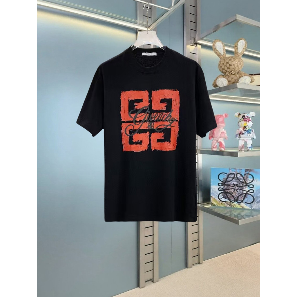 GIVE * NCH * Y 2026 ต้นฤดูใบไม้ผลิสไตล์ใหม่เสื้อยืดแขนสั้นผู้ชายผู้หญิงคู่สไตล์แฟชั่นฤดูใบไม้ร่วง Ca