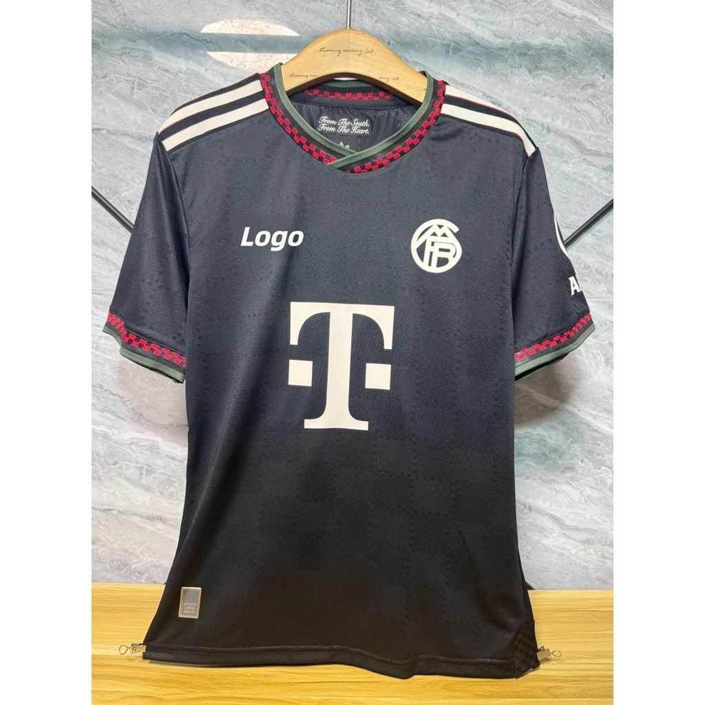 Player Issue Bayern Munich 2025/26 Mens Third Short Sleeves Football Jersey T-Shirt