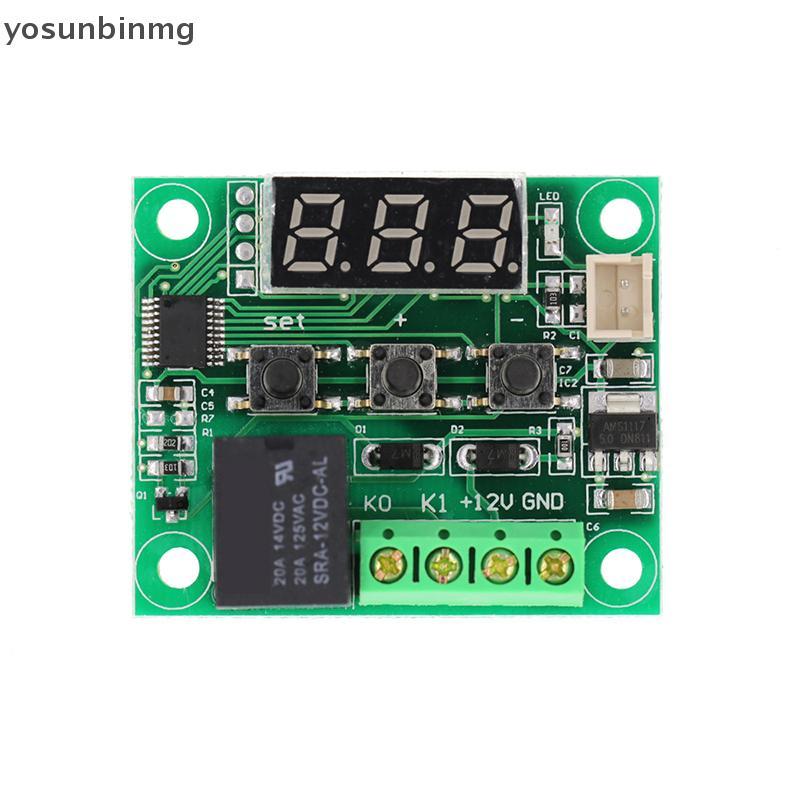 Yosunbinmg] โมดูลสวิตช์ควบคุมอุณหภูมิ XH W1209 จอแสดงผล LED Digital Thermostat Controller โมดูลบอร์ดกันน้ํา NTC Probe ใหม่