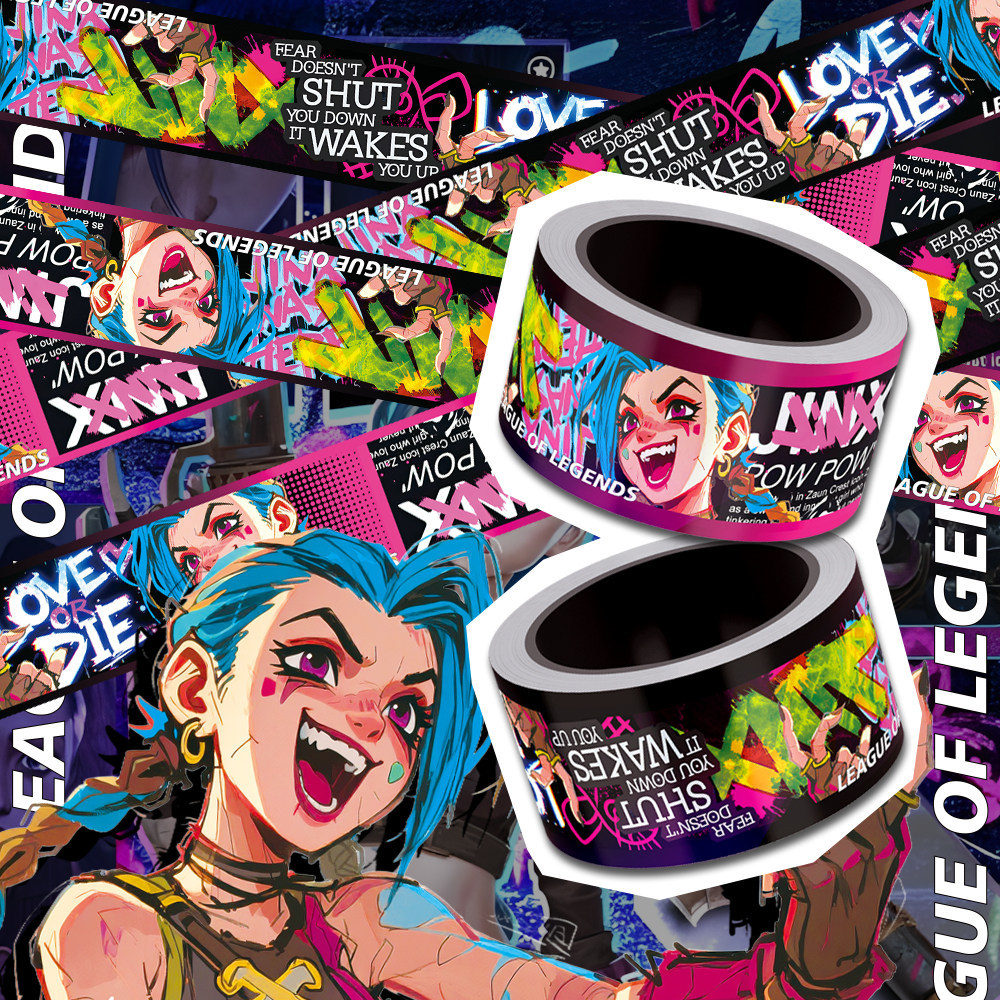 สติ๊กเกอร์เทปยาวลายการ์ตูน Graffiti Blast JIX