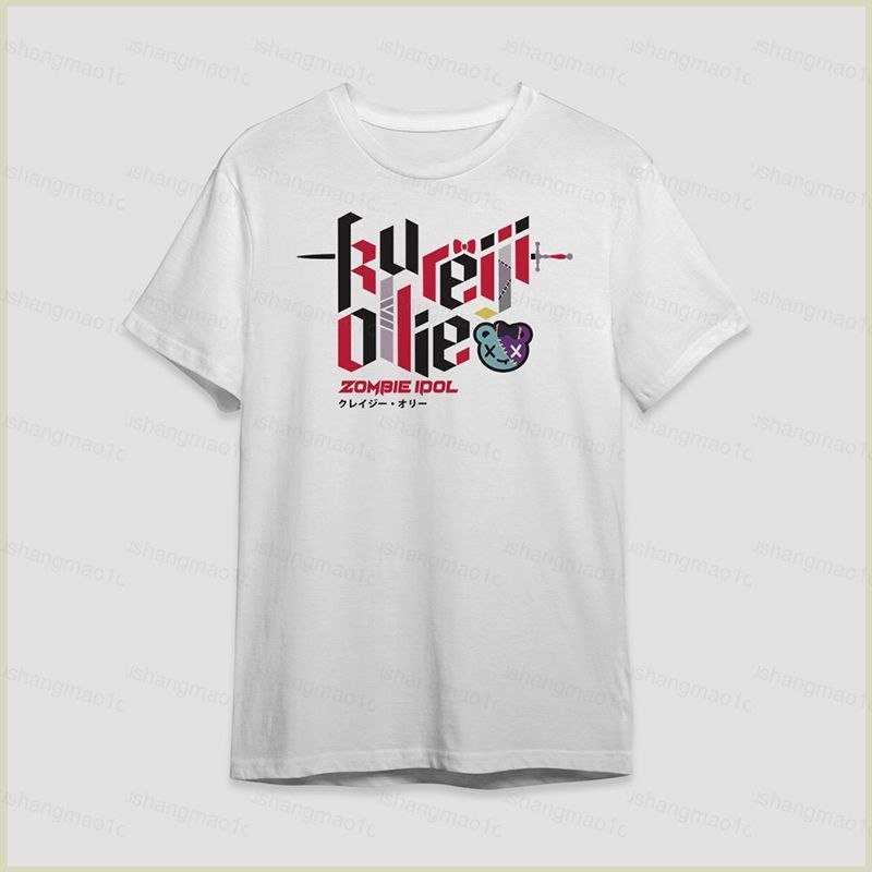 XS1 อะนิเมะ Hololive - Kureiji Ollie เสื้อยืดอะนิเมะ Unisex แขนสั้นลําลองหลวมกราฟิก Tee เสื้อ Plus ข