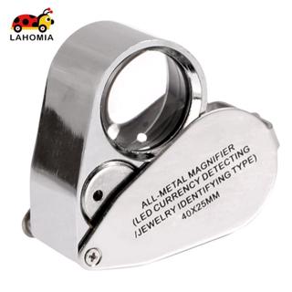 [Lahomia] กล้อง loupe พกพา ขยาย 40 เท่า มีไฟ LED สำหรับตรวจส…