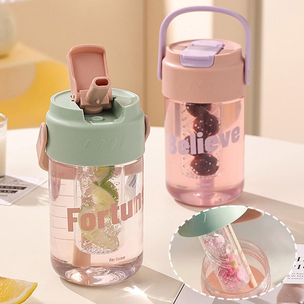 600/800ml Creative Single Drink Ton Cup ถ้วยน้ําแบบพกพา Handy Water นักเรียนถ้วยถ้วยแฟชั่น N9h7