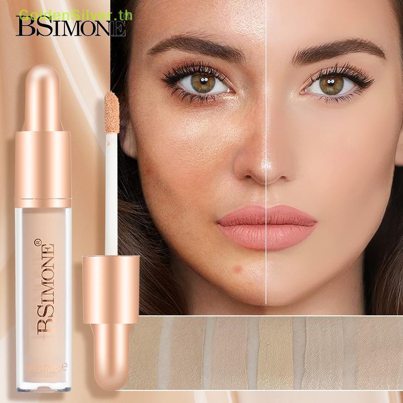 GoldenSilver 6 สี Liquid คอนซีลเลอร์ High Coverage กันน้ํายาวนาน Non Drying Cover สิว Dark Circles F