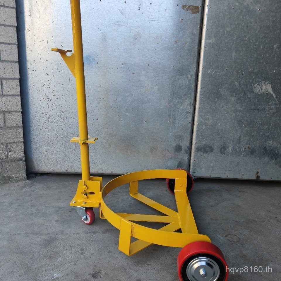 รถบรรทุกรถเข็น Yuantong รถบรรทุกน้ํามันกลองขนส่ง 500 กก.ตําแหน่งต่ําบาร์เรลพลาสติกรถบรรทุกขนส่งซัพพล