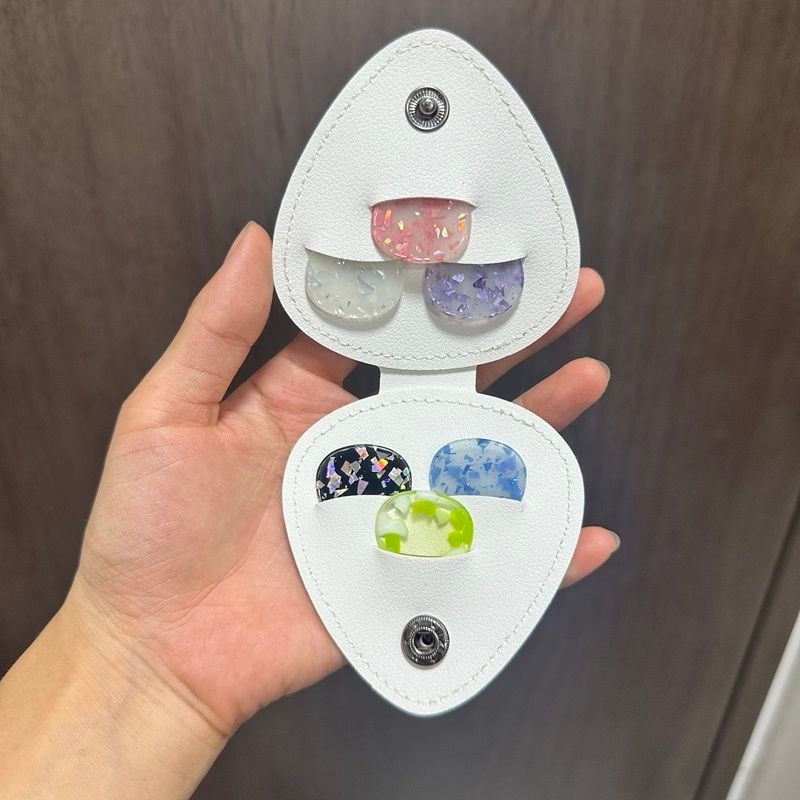 กีตาร์ไฟฟ้า Picking Bass Bass Electric Guitar Rock Picking Box#电吉他个拨片贝斯bass电吉他个摇滚拨片盒子