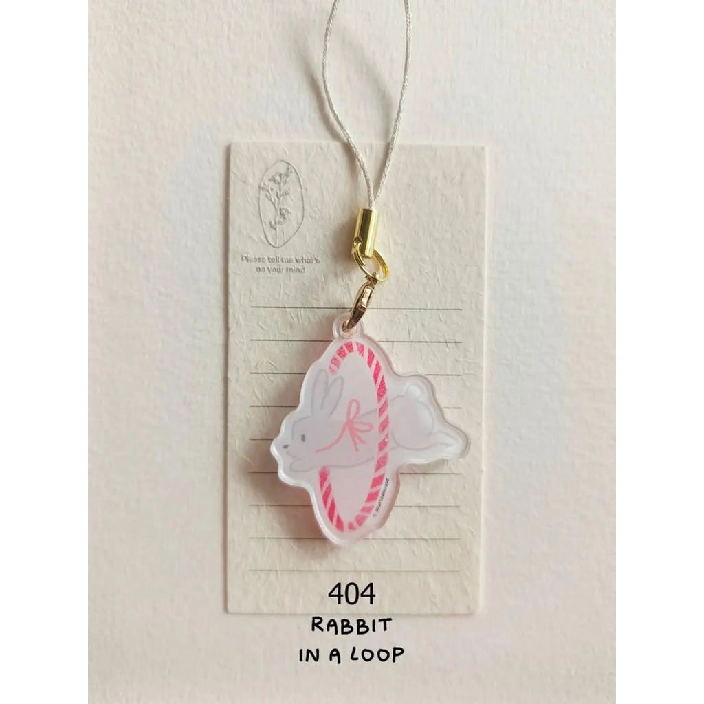 SOURTEAHOUSE Phone Charm Rabbit ในห่วง