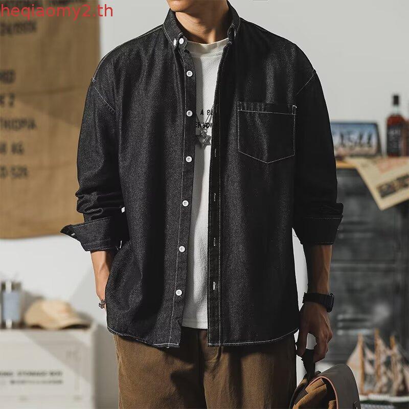 DANDY COSMO |[4สี]เสื้อเชิร์ตยีนส์ Oscar Denim Shirt DANDY COSMO Limited Edition