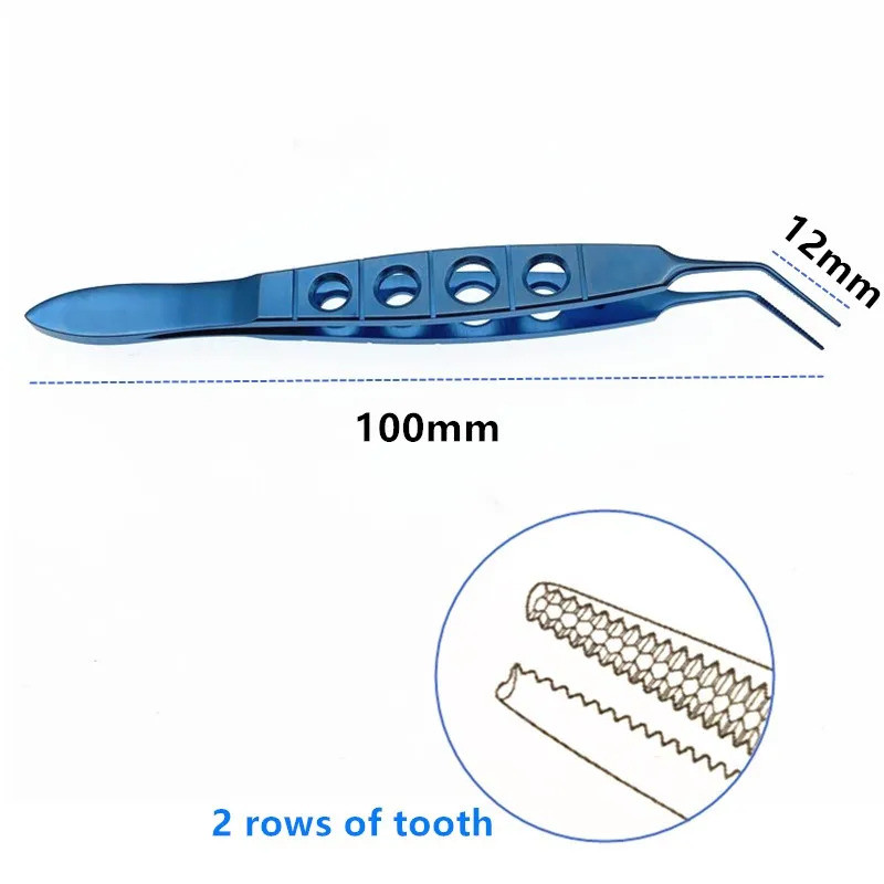 ทางการแพทย์ไทเทเนียม Ophthalmic Nucleus Fragment Forcep Ophthalmic Eye ผ่าตัดสัตว์เลี้ยงเครื่องมือ C