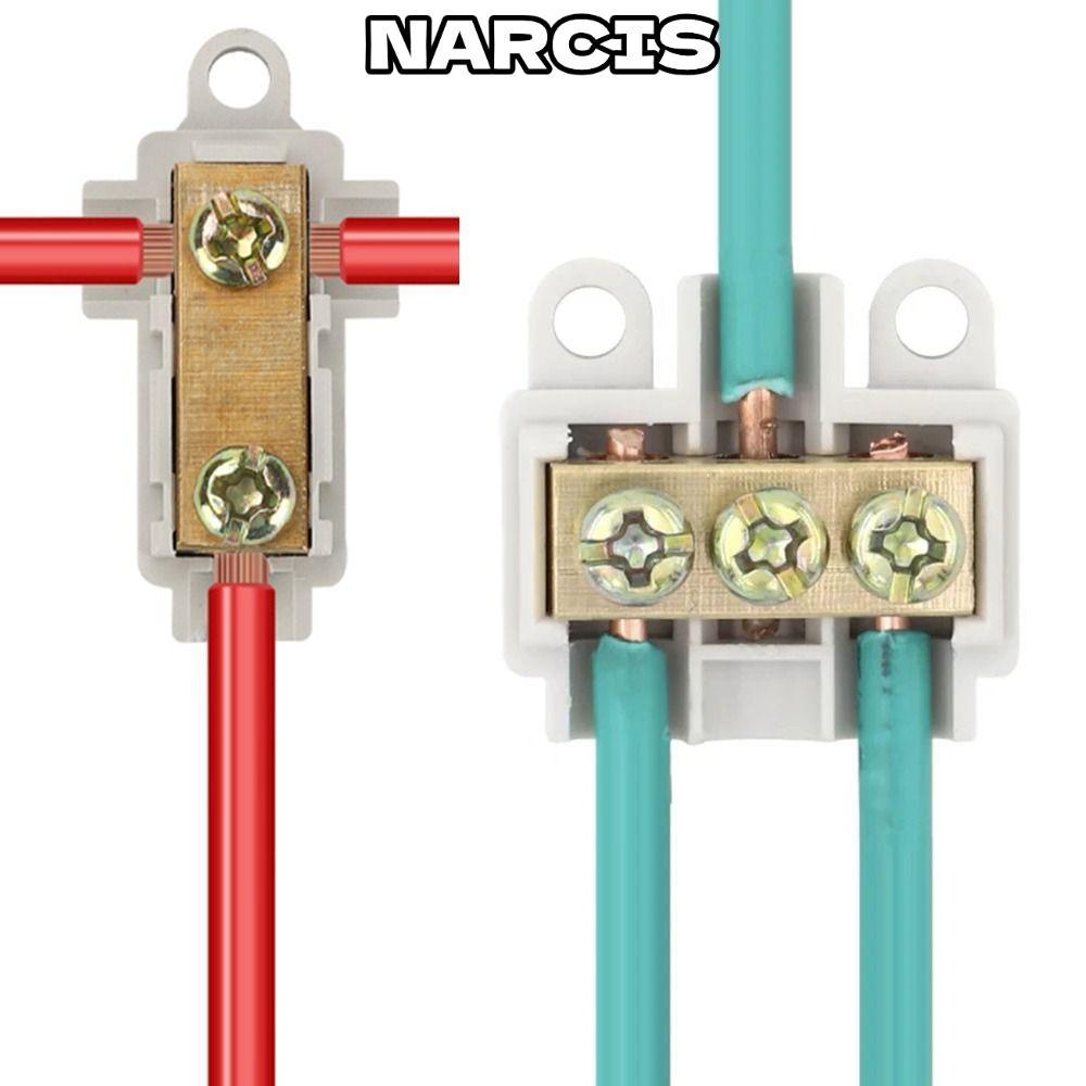 NARCIS T-type สายไฟ Splitter ขั้วต่อสายไฟ Universal ไฟฟ้าทั่วไป Connector สายไฟกล่องแยก Quick Wire C