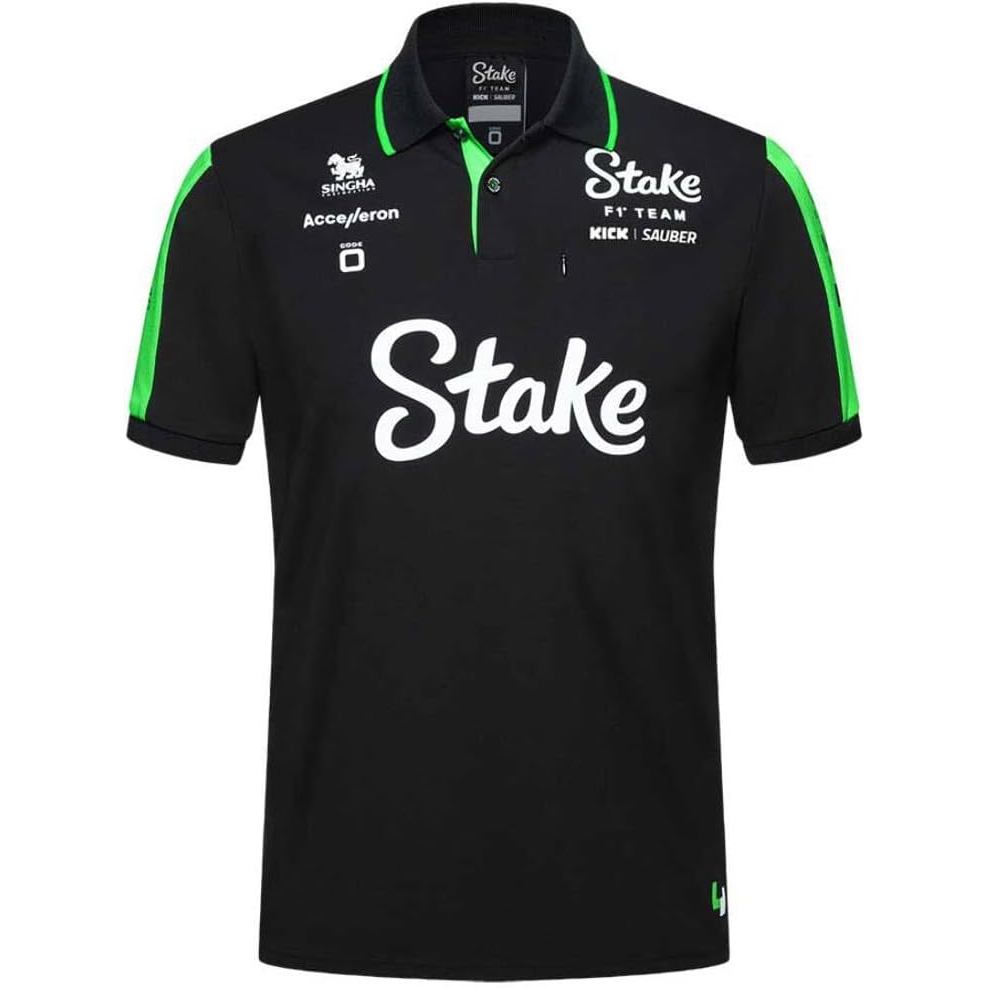 เสื้อโปโล Speedgear Stake F1 Sauber Kick Team สีดำ