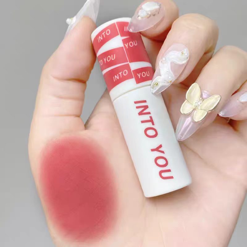 Spot Goods#INTO YOU Xinmu with You Heroine Mirror Lip Glaze Lip Mud Matte Velvet New Second Generati