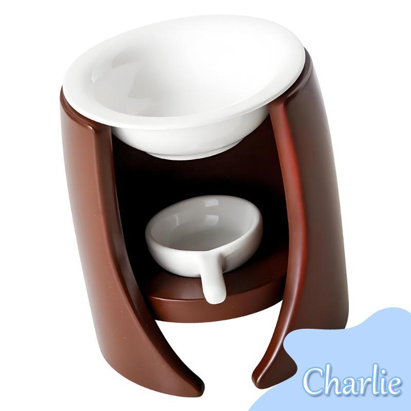 Char Handcrafted Ceramic Aromas Oil Warmer Tealight Holder Fragrances Diffuser