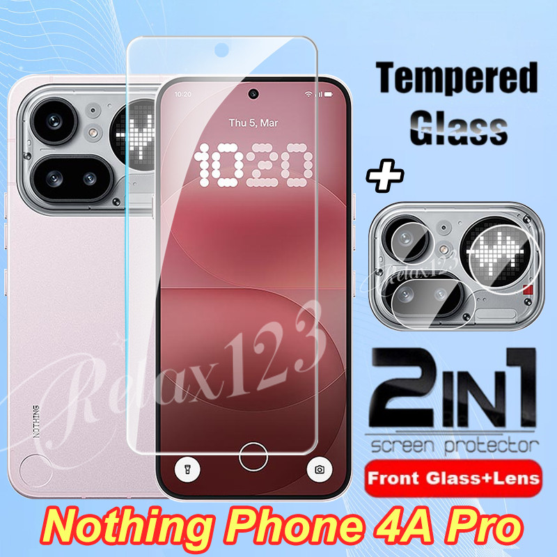 สําหรับไม่มีอะไรโทรศัพท์ 4A Pro 5G Full Screen Protector กระจกนิรภัยสําหรับ Nothing โทรศัพท์ 4A 4A Pro 4A Lite Phone4A 5G 2026 ฟิล์มนิรภัย HD Clear Film Protector ฟิล์มเลนส์
