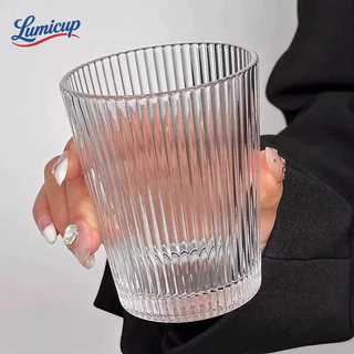 แก้วกระจก220/360ml ลายตีนสไตล์วินเทจ | แก้วดื่มเครื่องดื่มเย็น ถ่ายรูปสวย เหมาะของขวัญ ช่วงบ่ายชิล