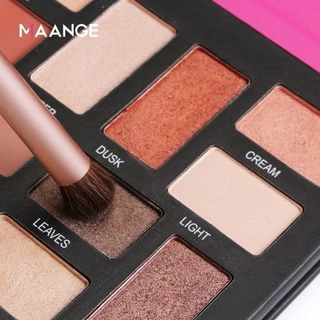 MAANGE แปรงแต่งหน้า 2 In 1 นุ่มและสะดวกการออกแบบแปรงอายแชโดว์สองหัวสําหรับแต่งหน้าตาต้องการ