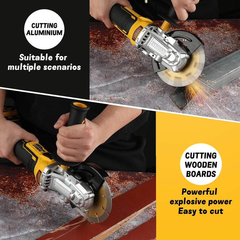 DEWALT DCG405FN เครื่องบดมุม 20V เครื่องตัดมอเตอร์ไร้แปรงถ่าน 125 มม.เครื่องขัดมือถือไร้สายแบบชาร์จไ