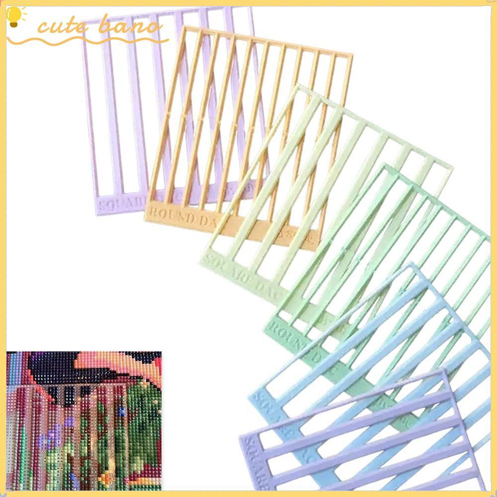 BANO Diamond Art Ruler, ไม้บรรทัดน้ําหนักเบาความแม่นยําสูงสําหรับ Diamond Art, Handmade Craft เครื่อ