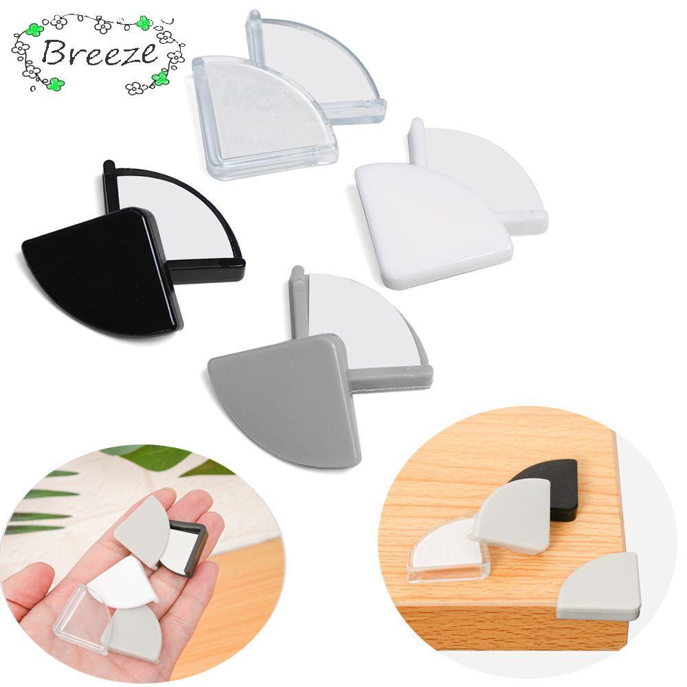 BREEZE 4PCS Corner Guards Soft Safety Desk Anticollision Strip