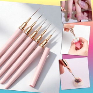 🆕 พู่กัน เพ้นท์ เล็บ หัวแหลม แต่งเล็บ เพ้นเล็บ ลายเส้น ชุดละ…