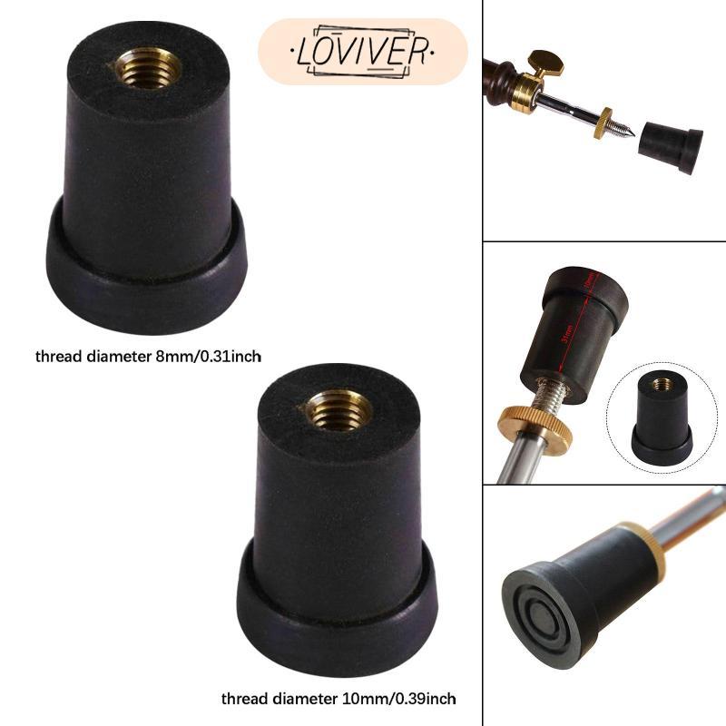 Anti Slip Endpin Rubber Tips ลดเสียงรบกวน ชั้น Friendly Stopper สําหรับเบสที่ตรงมา Double Bass