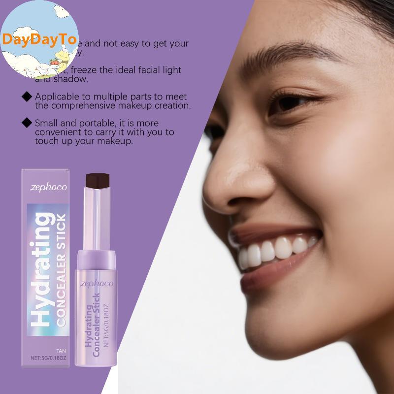 DayDayTo คอนซีลเลอร์แต่งหน้า Contour Sti Moisturizing ติดทนนานกันน้ํา Sweatproof น้ําหนักเบาทุกวัน S