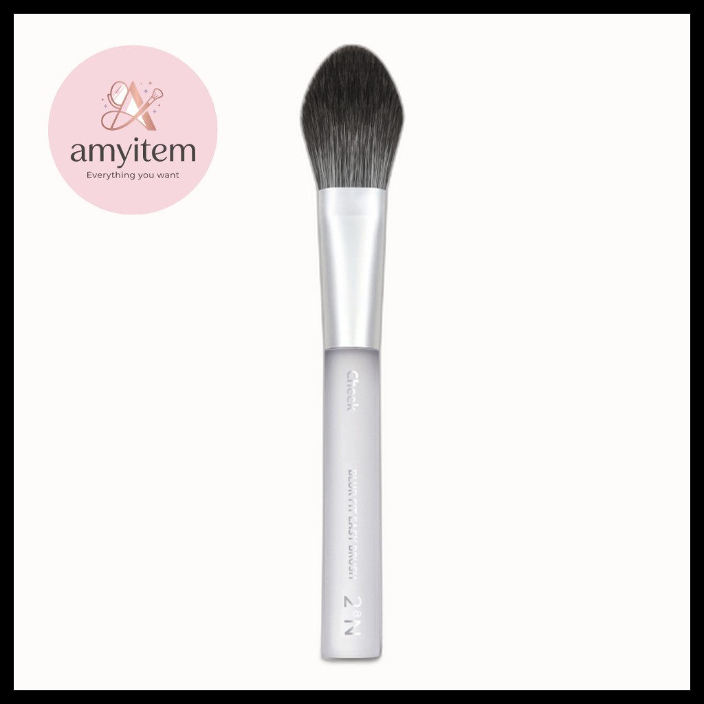 [2an] Blur Fit Easy Brush (Cheek), 1pc / แปรงปัดแก้มเกาหลี / Seamless Blending / ของแท้ 100% by amii